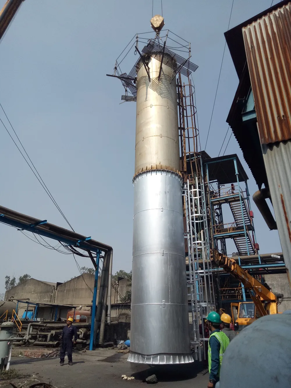 CHIMNEY FABRICATION AND ERECTION